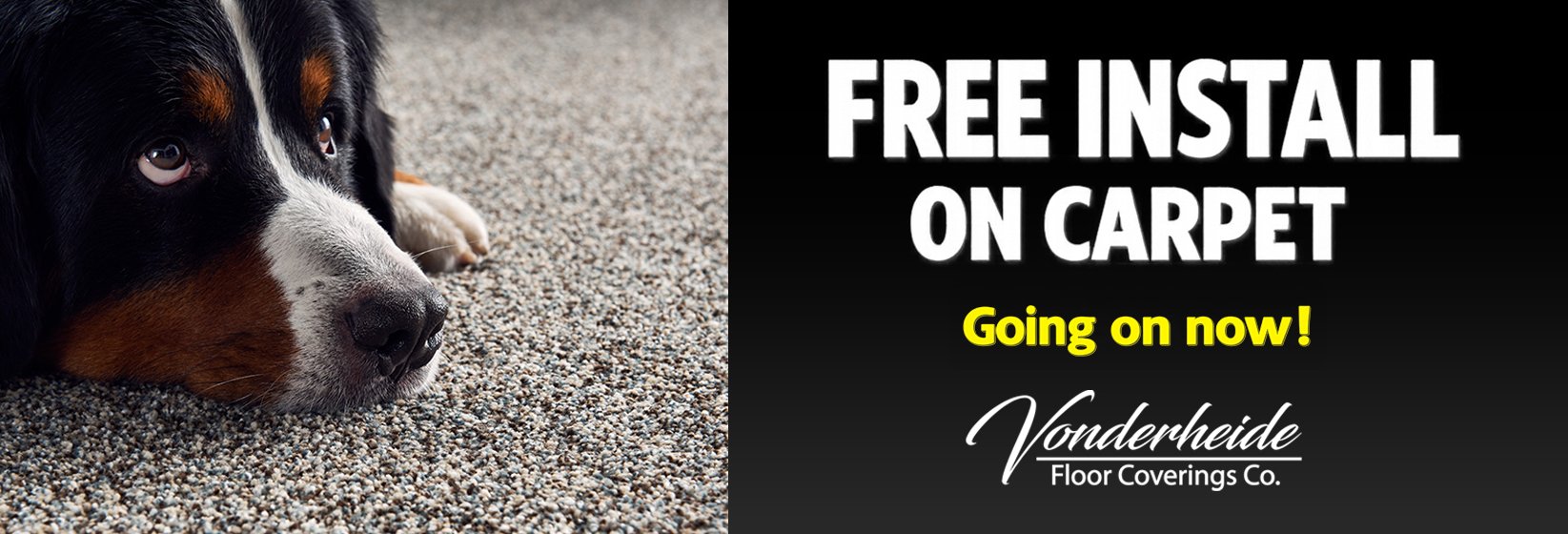Free Installation on Carpet at Vonderheide Floor Coverings in Pekin, IL