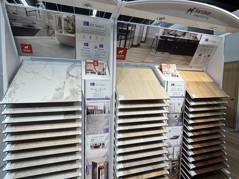Karndean Designflooring Display at Vonderheide Floor Coverings in Pekin, IL
