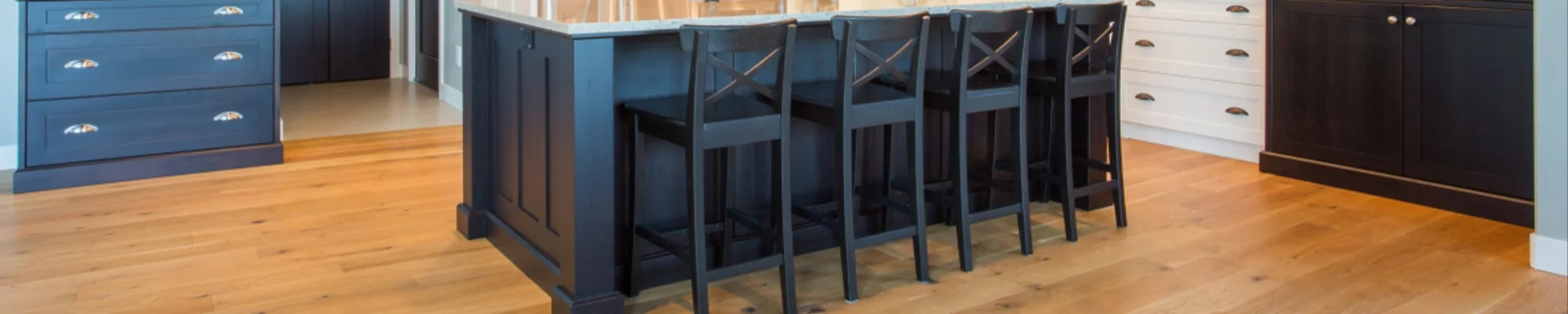 hardwood flooring in the kitchen